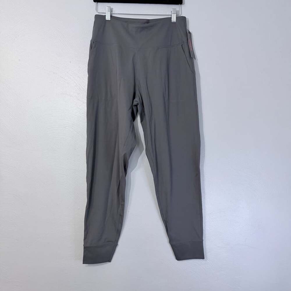 The Gym People Women's Grey High Rise Joggers Pants Size L